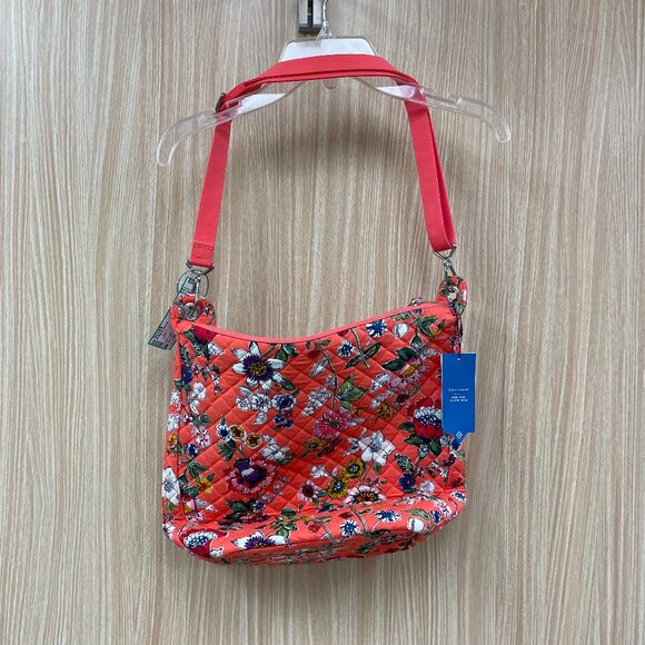 Vera Bradley Handbags - NWT Vera Bradley Pink Print Carson Hobo Bag